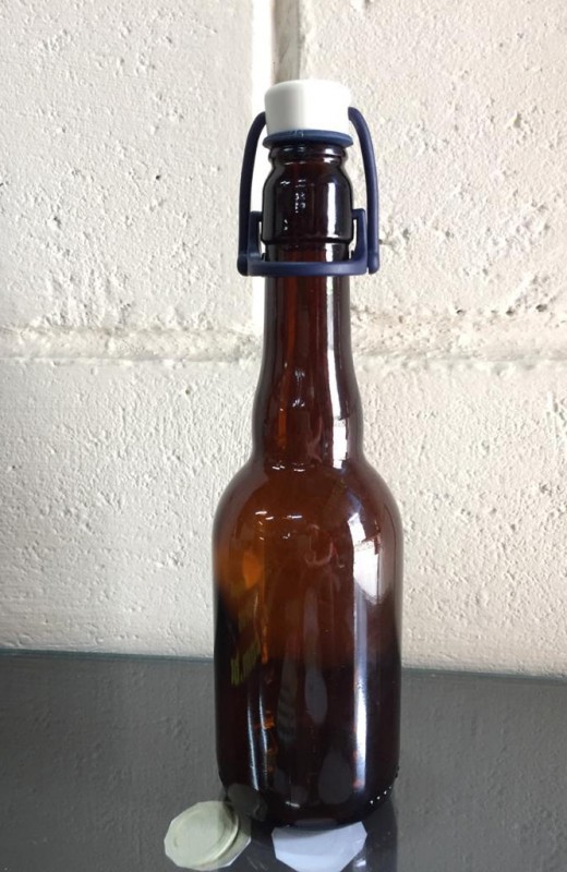 Detalhes do produto Garrafa Cerveja Bier 375ml com tampa Flip Top