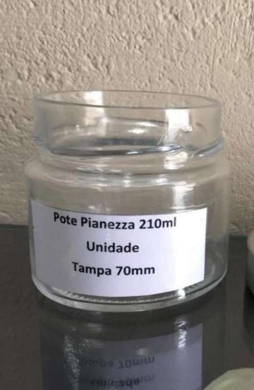 Detalhes do produto Pote Pianezza 210ml - Unidade